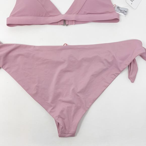 New Dippin Daisys Orchid XS Bralette Bikini Top Medium Side Tie Bikini Bottom - Picture 8 of 13